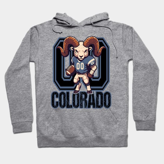 Colorado Football Hoodie by Outrageous Flavors